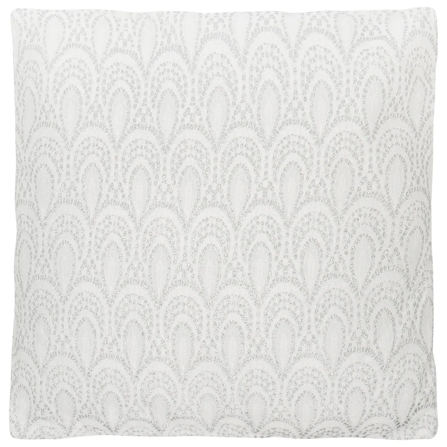 Charlene Embroidered Cushion - Silver image