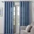 Chatsworth Eyelet Curtains 168 x 137cm - Blue