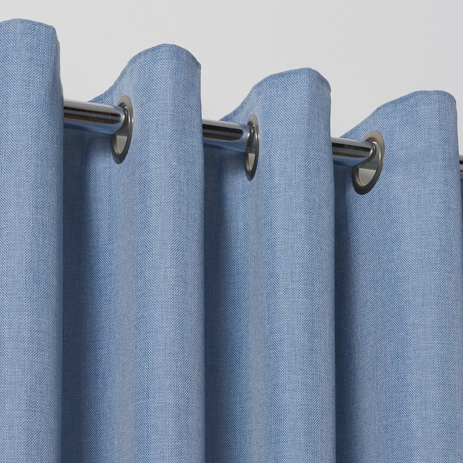 Chatsworth Eyelet Curtains 229cm - Blue