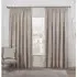 Chenille Tab Top Curtains - Stone