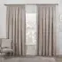 Chenille Taped Curtain 183 x 168cm - Stone