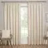 Chenille Taped Curtains - Natural