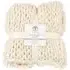 Chunky Knit Throw - Ivory