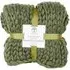 Chunky Knit Throw - Olive
