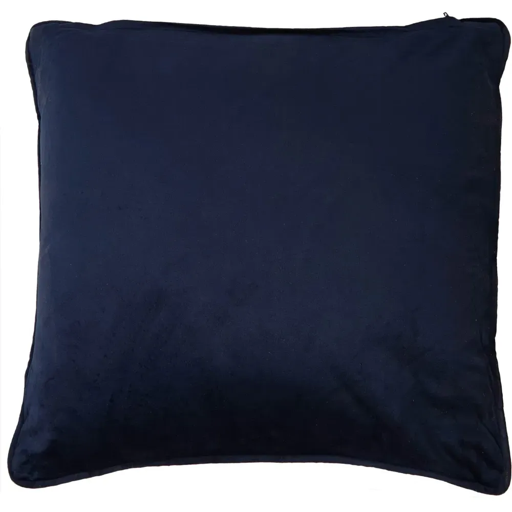 Colorado Geo Cushion - Navy, Velvet