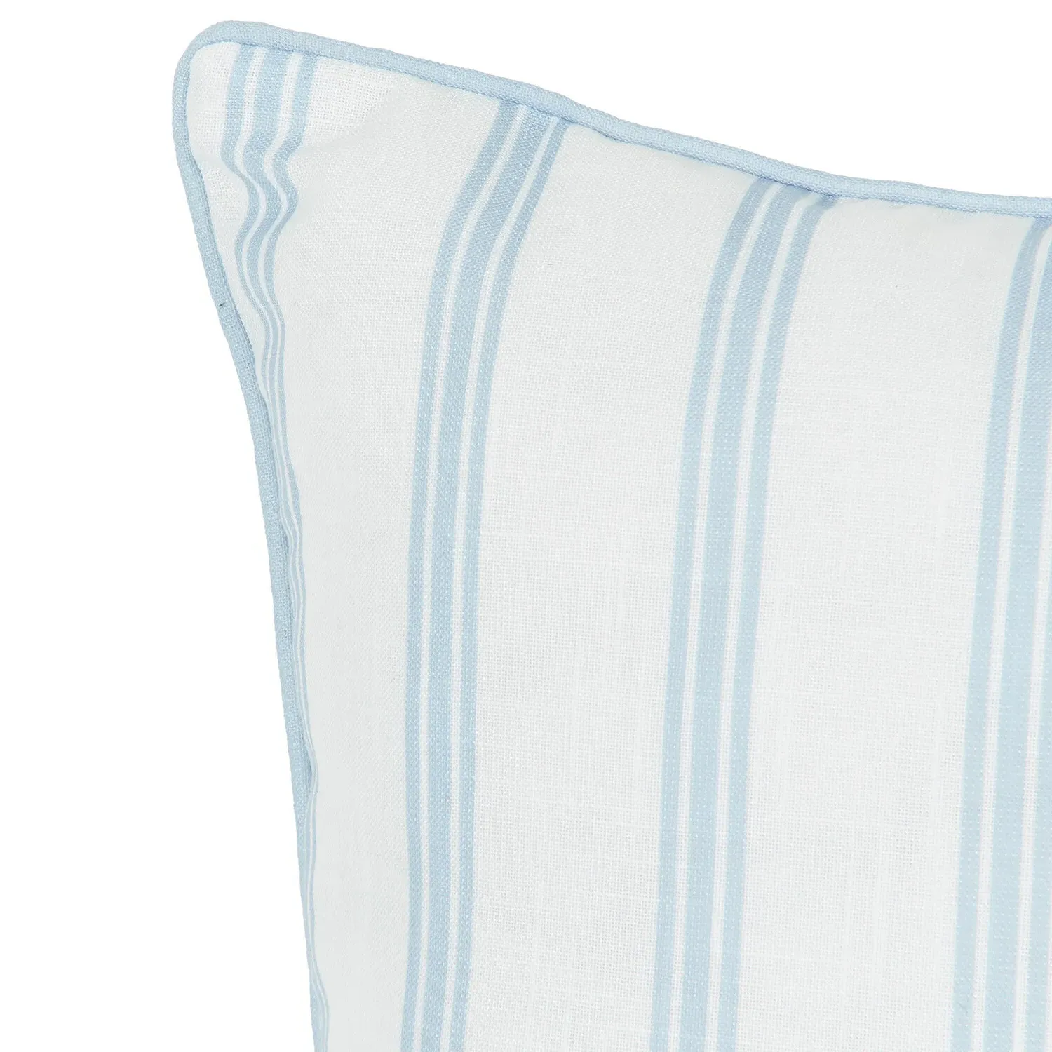 Coral Cove Stripe Cushion - Blue