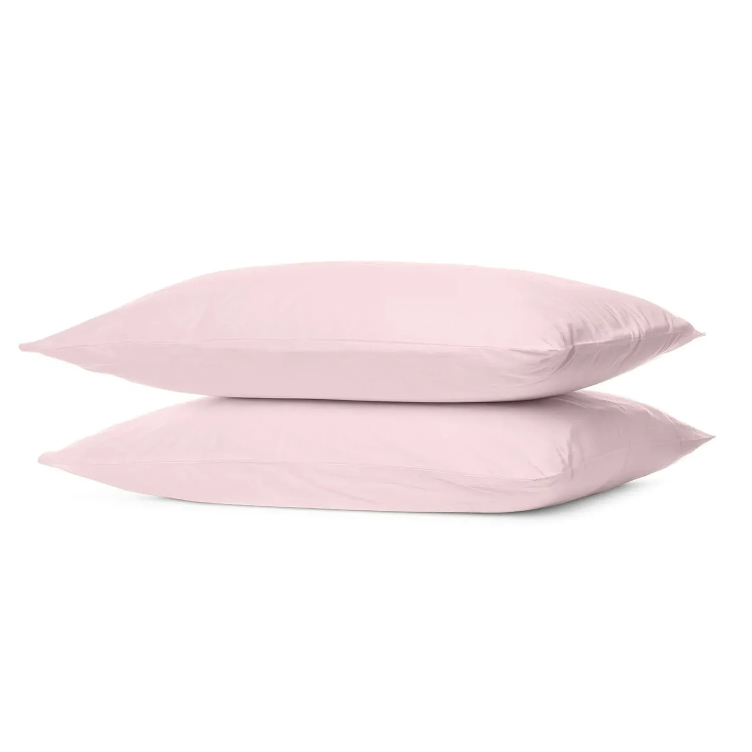 Cotton Housewife Pillowcases 180 Thread Count - Blush