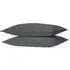Cotton Housewife Pillowcases 180 Thread Count - Charcoal