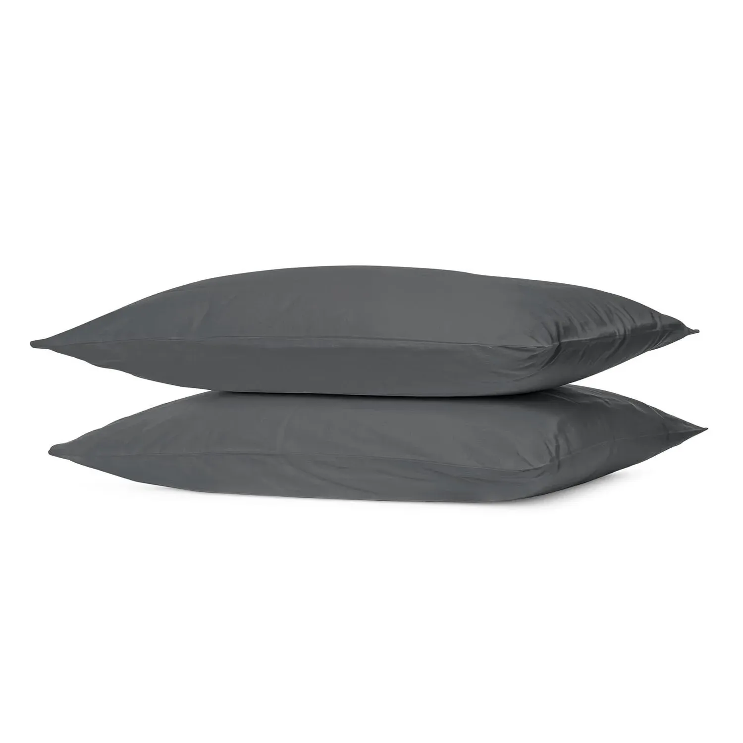 Cotton Housewife Pillowcases 180 Thread Count - Charcoal