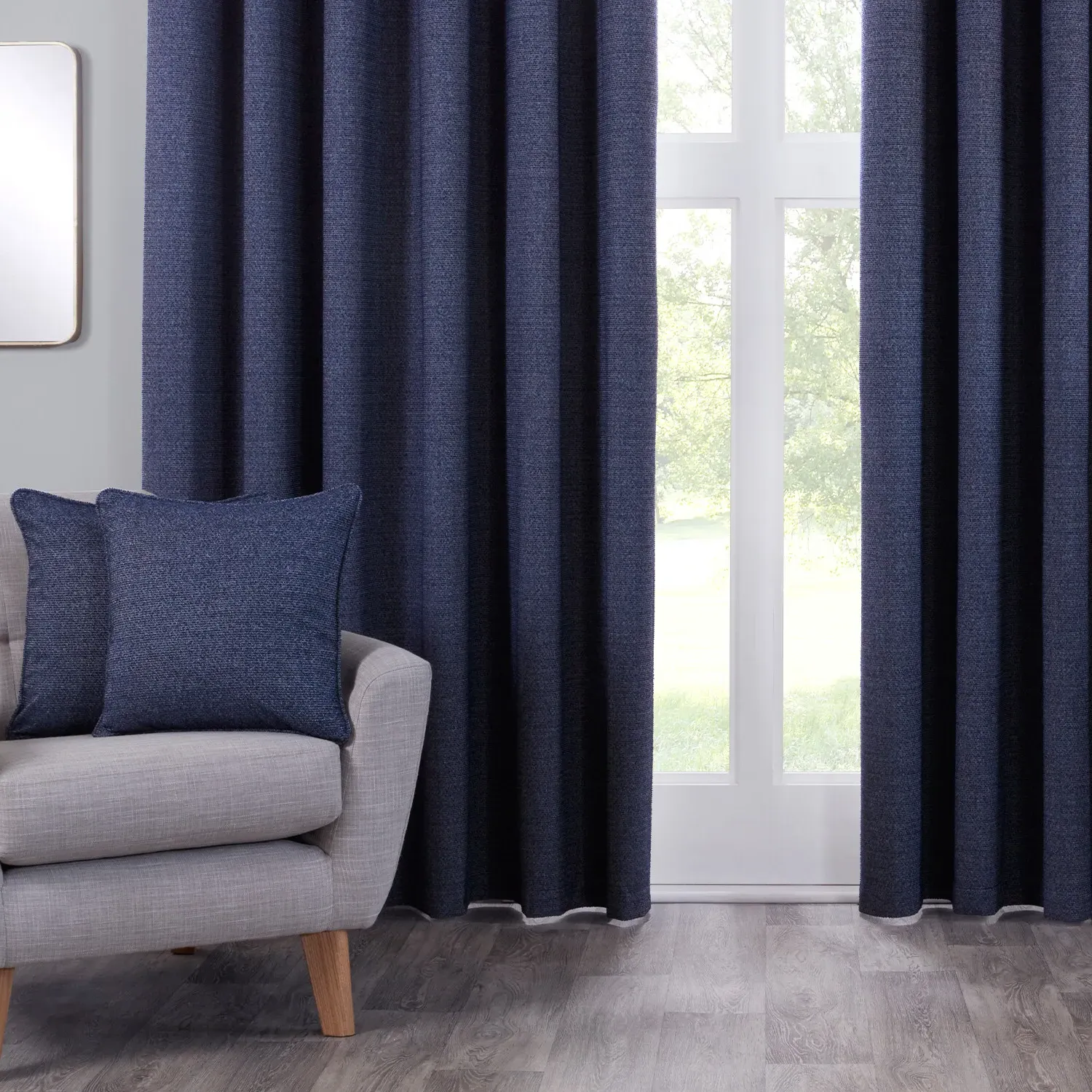 Crofton Cushion - Navy