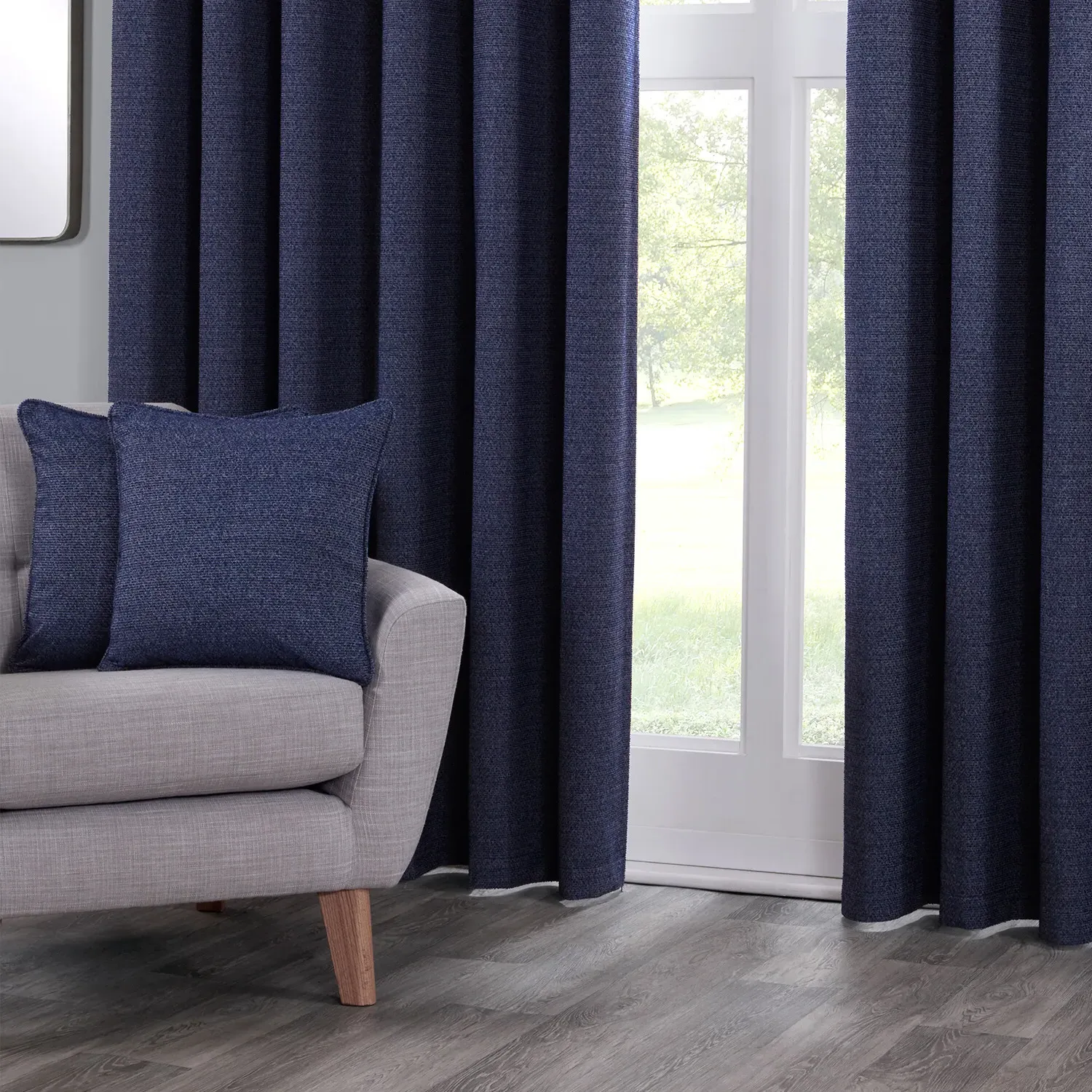 Crofton Cushion - Navy