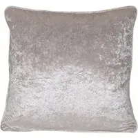 Crushed Velvet Cushion 45x45cm - Ivory