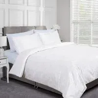 Crushed Velvet Double Duvet Cover Set
