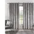 Crushed Velvet Eyelet Curtains - Silver