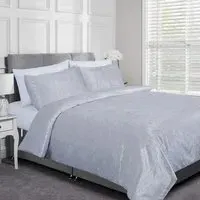 Crushed Velvet Super King Duvet Cover Set