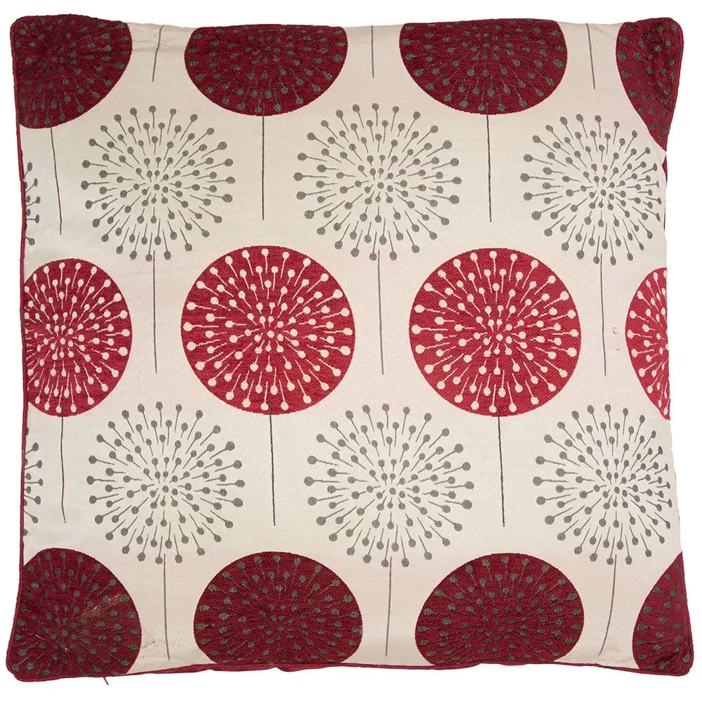 Dandy Chenille Cushion 60cm - Red image