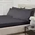 Deep Fitted Sheet - Charcoal, Cotton
