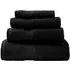 Deluxe Bath Sheet - Black, Cotton