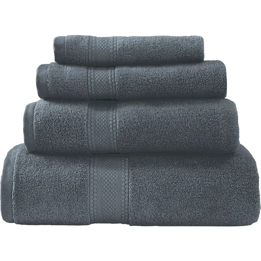 Deluxe Hand Towel - Dark Grey, Cotton