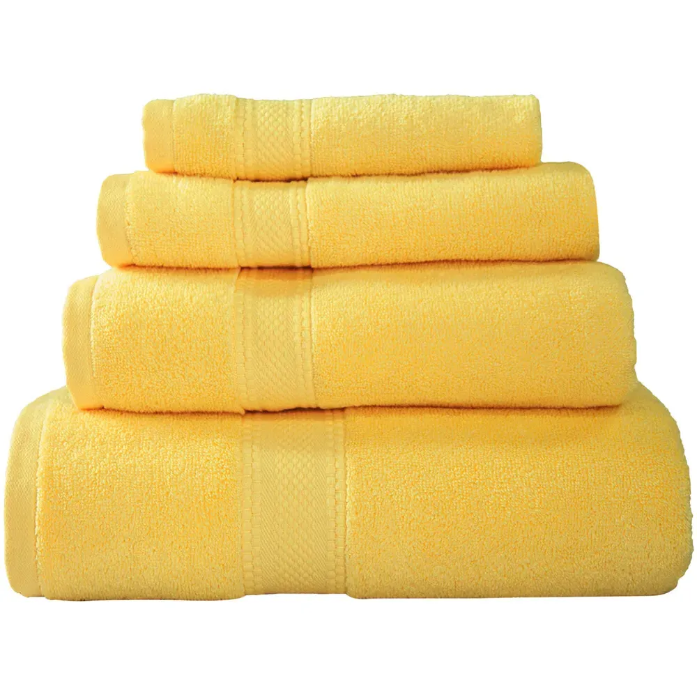 Deluxe Hand Towel - Ochre, Cotton