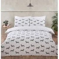 Dexter The Dachshund King Size Duvet Cover Set - Multi