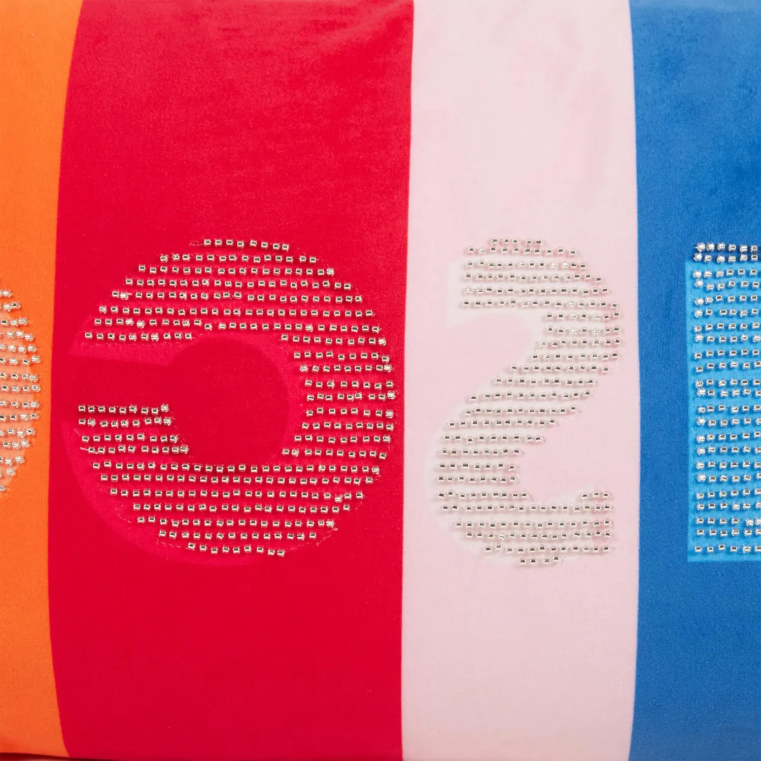 Disco Beaded Cushion