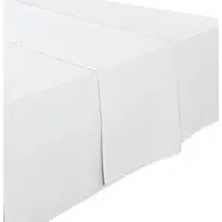 Double Cotton Flat Sheet - White