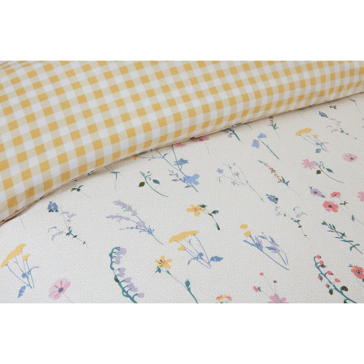 Double Meadow Flowers Duvet Cover with Pillowcase Set - Multi