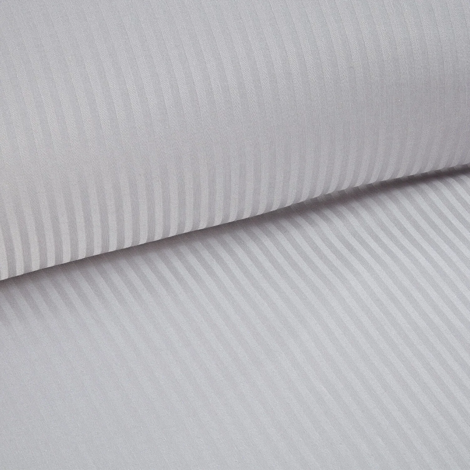 Double Size Bamboo Cotton Duvet Cover Set - Silver