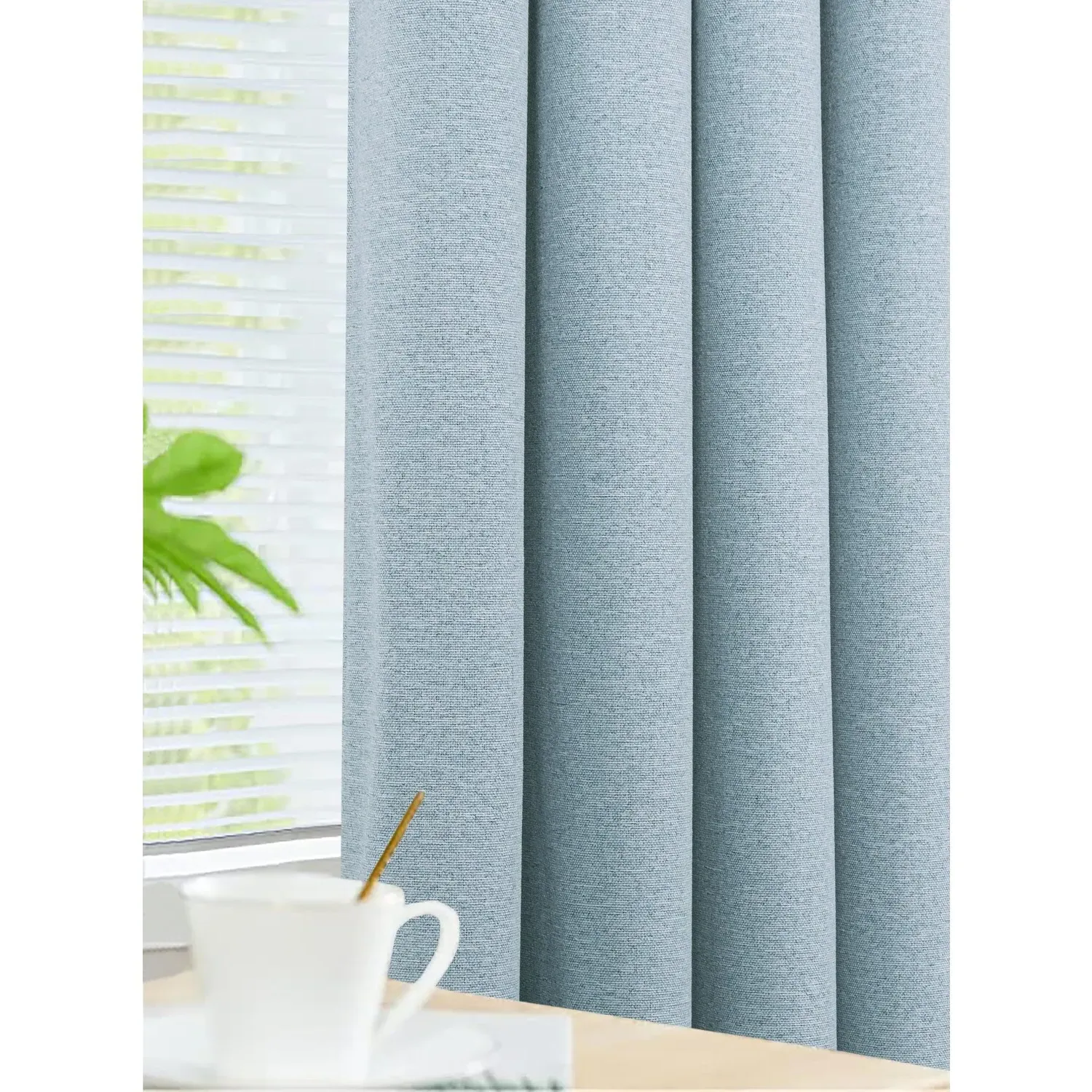 Dusk Blackout Thermal Curtains - Blue