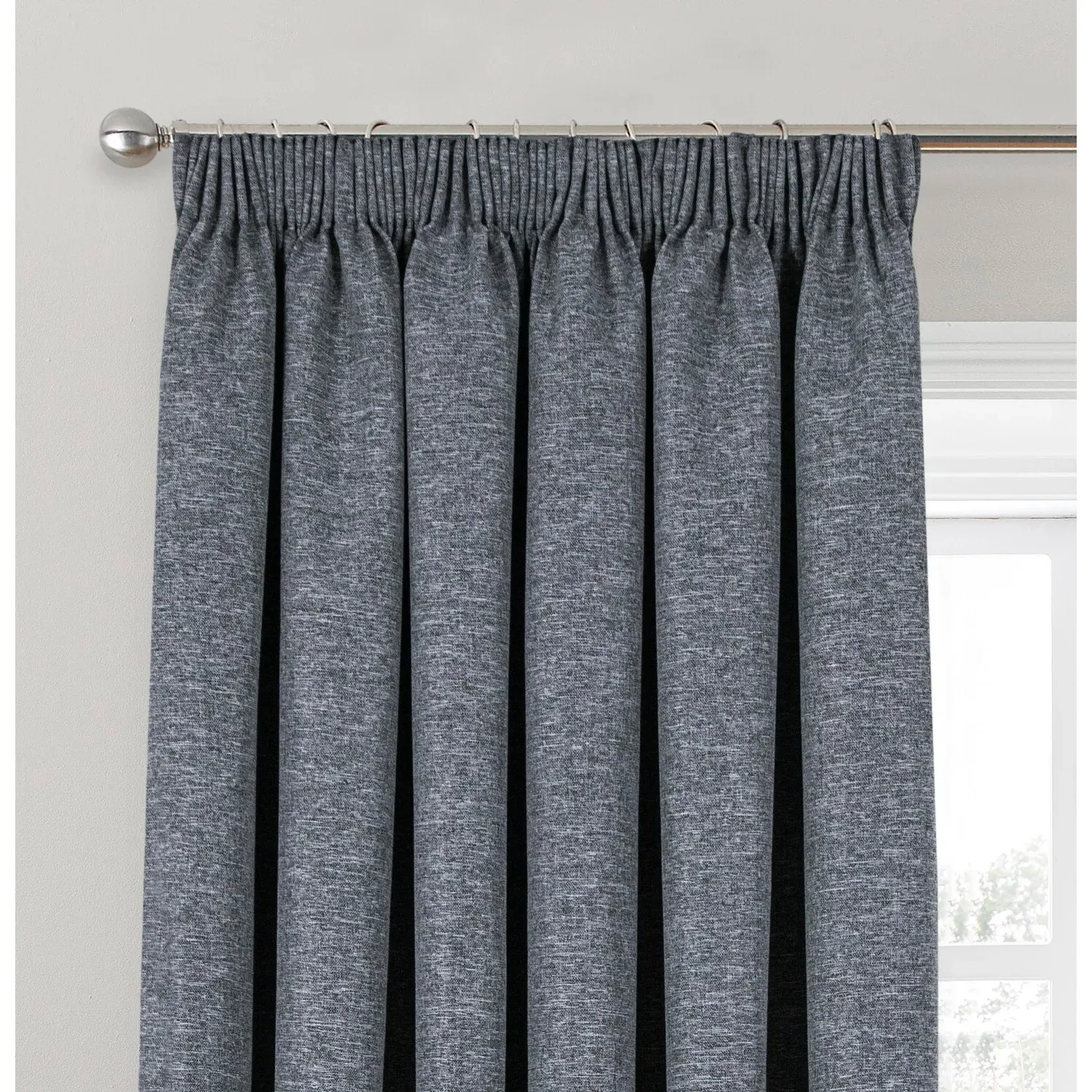 Dusk Blackout Thermal Curtains - Charcoal