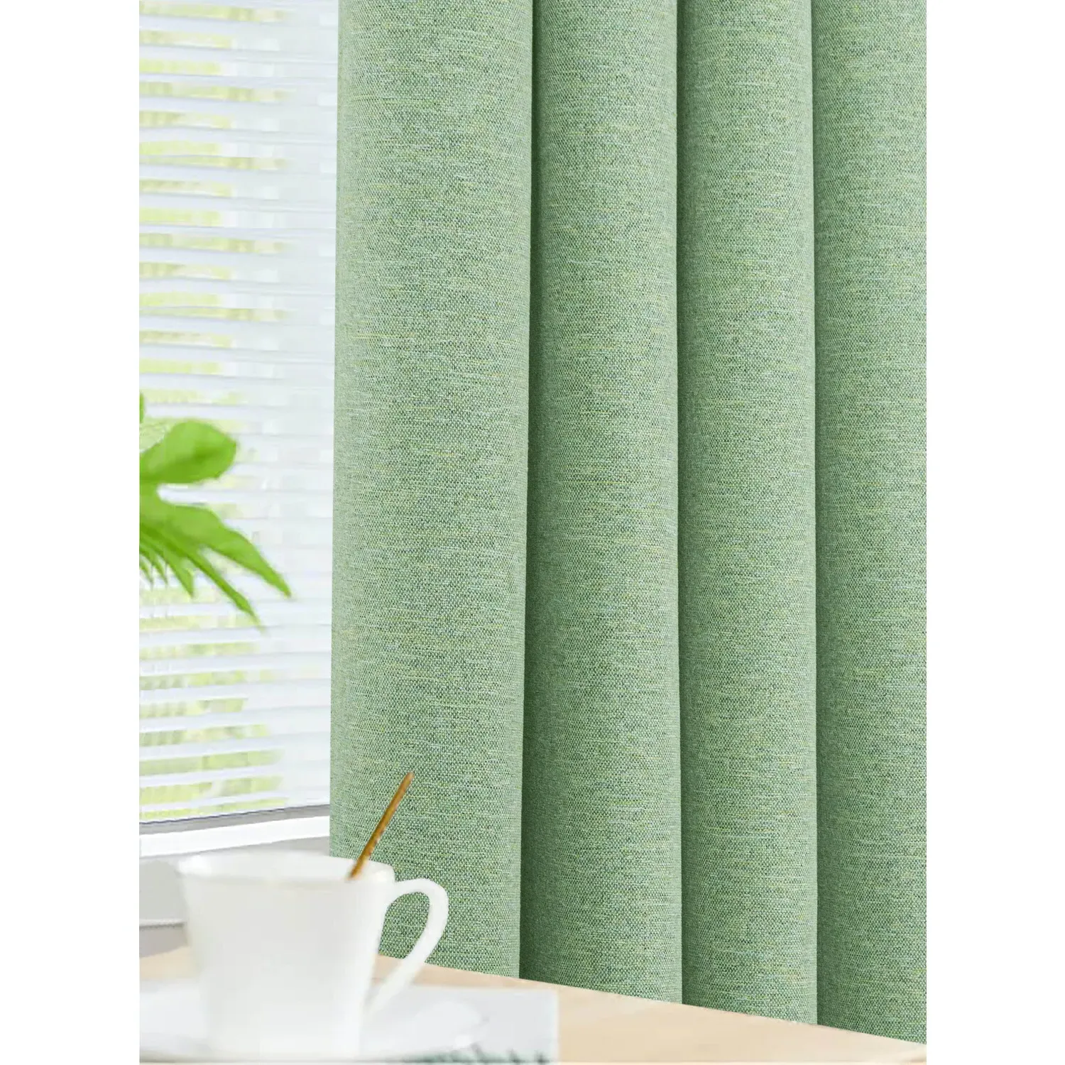 Dusk Blackout Thermal Curtains - Green