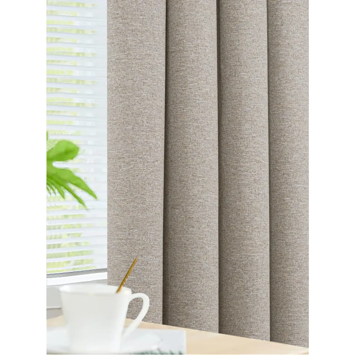 Dusk Blackout Thermal Curtains - Natural