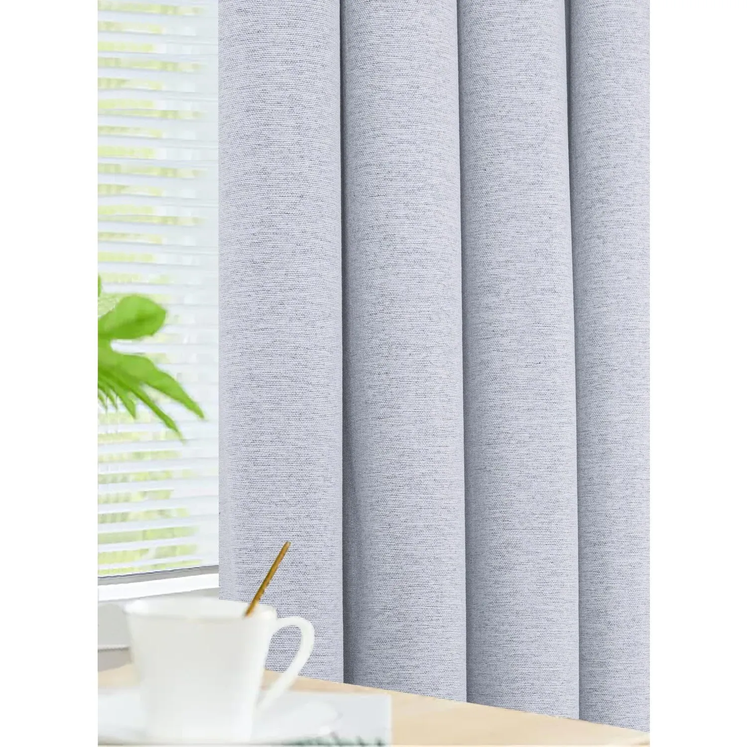 Dusk Blackout Thermal Curtains - Silver