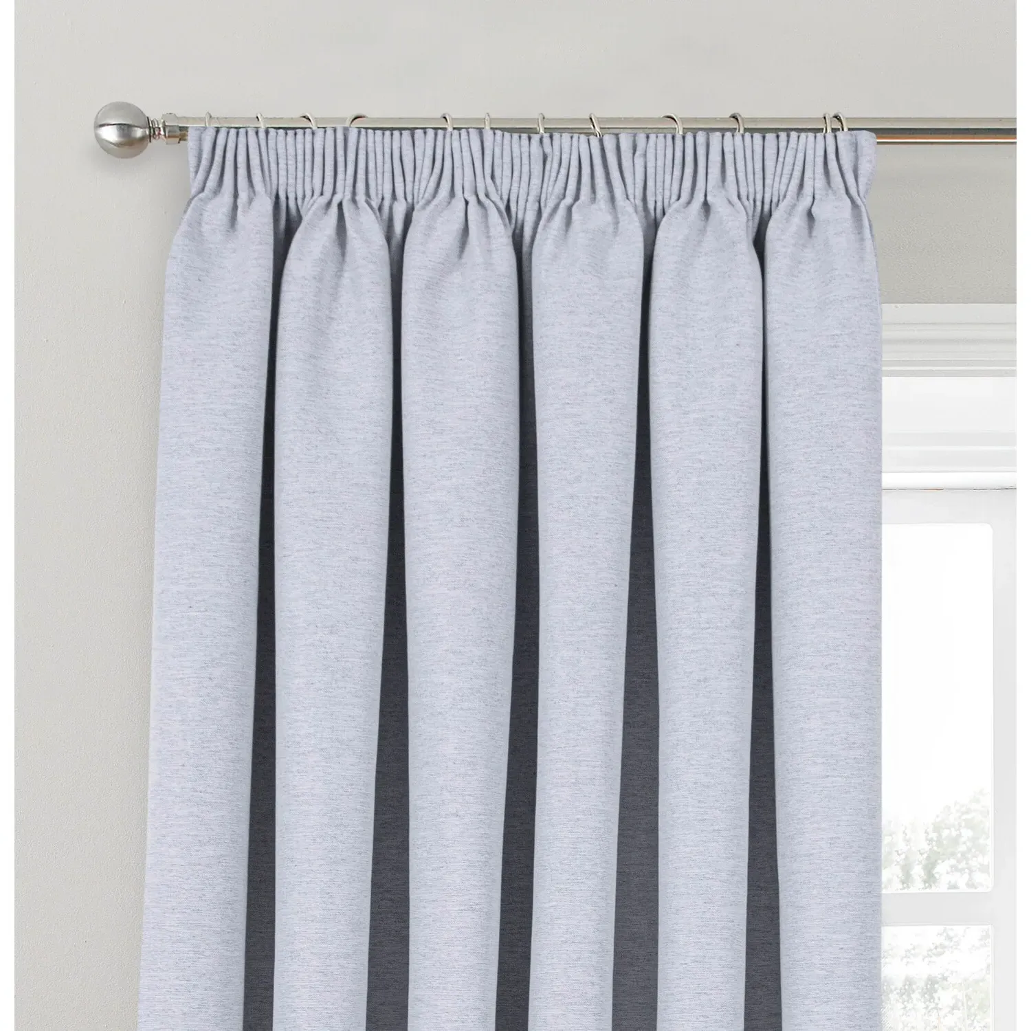 Dusk Blackout Thermal Curtains - Silver