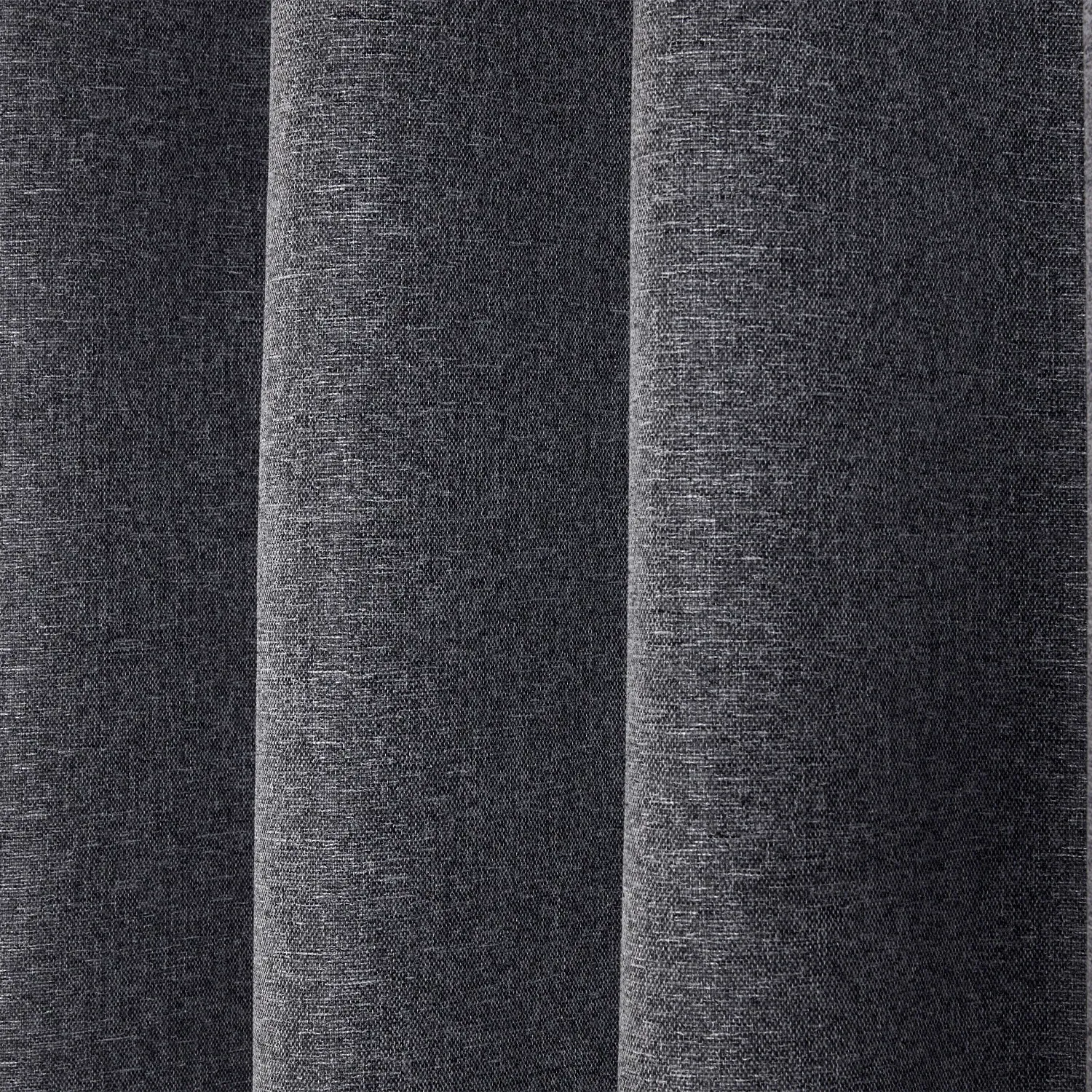 Dusk Eyelet Curtain - Charcoal