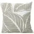 Eden Leaf Cushion 45x45cm - White