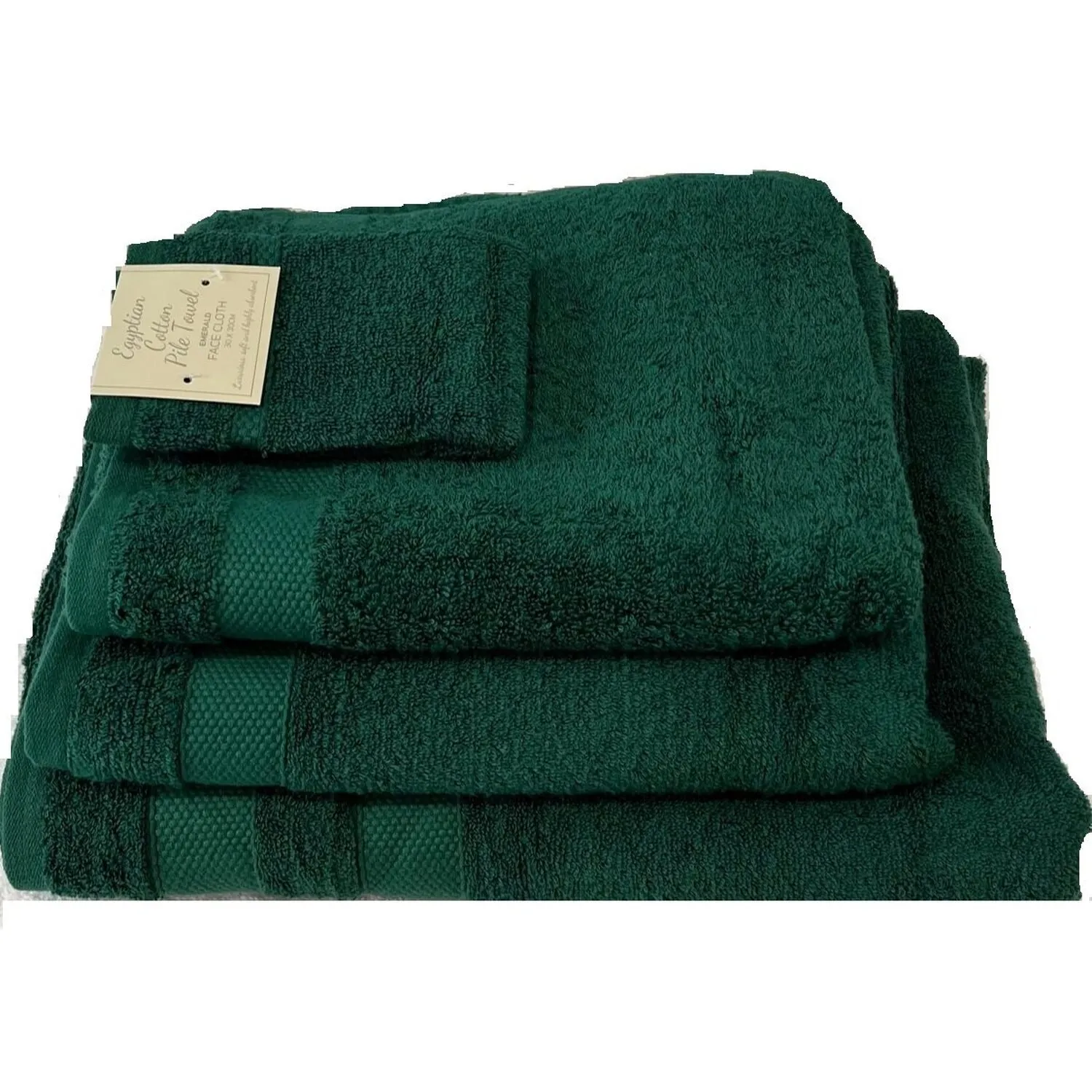 Egyptian Cotton Face Cloth - Emerald