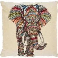 Elephant Brights Cushion - Multi