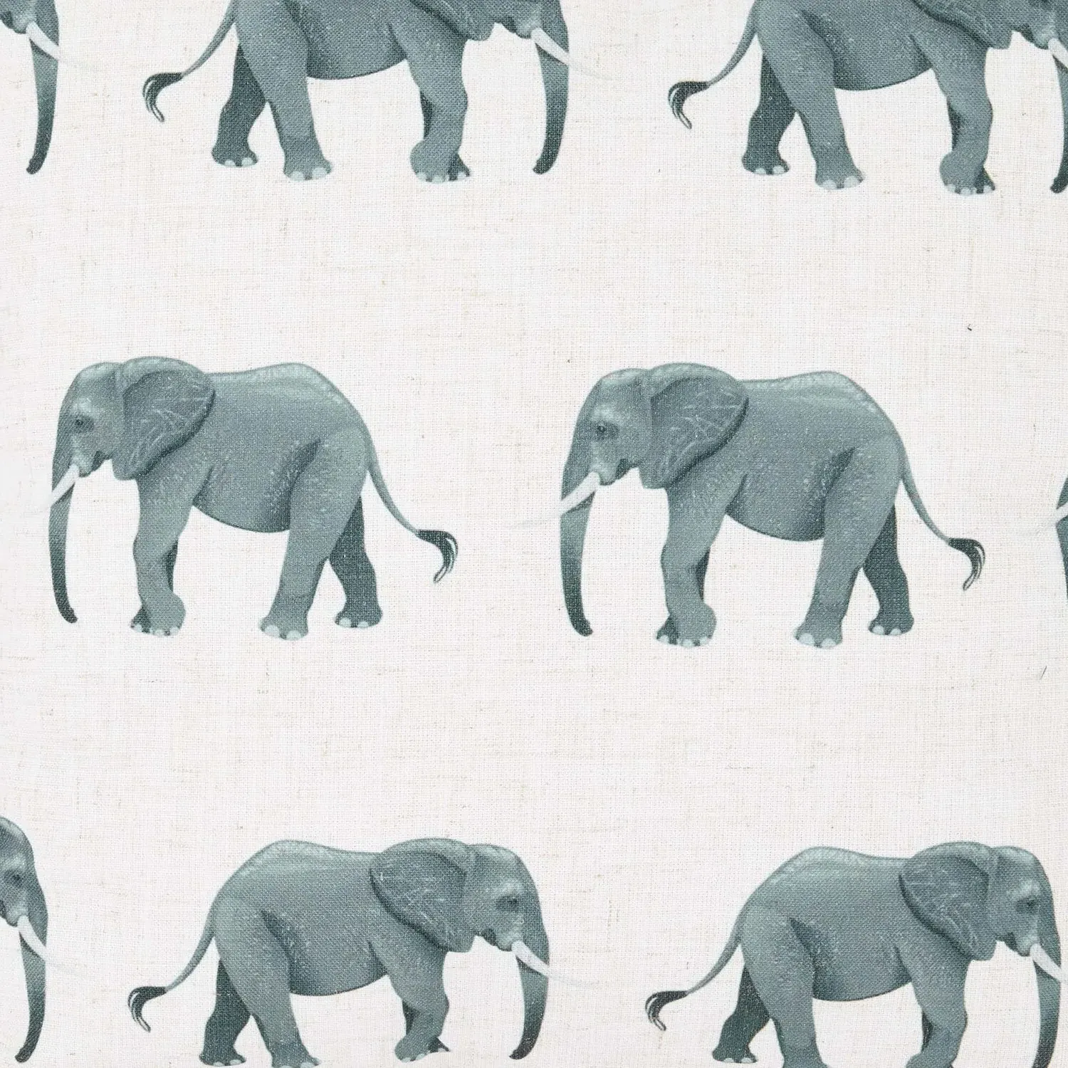 Elephant Cushion - Grey