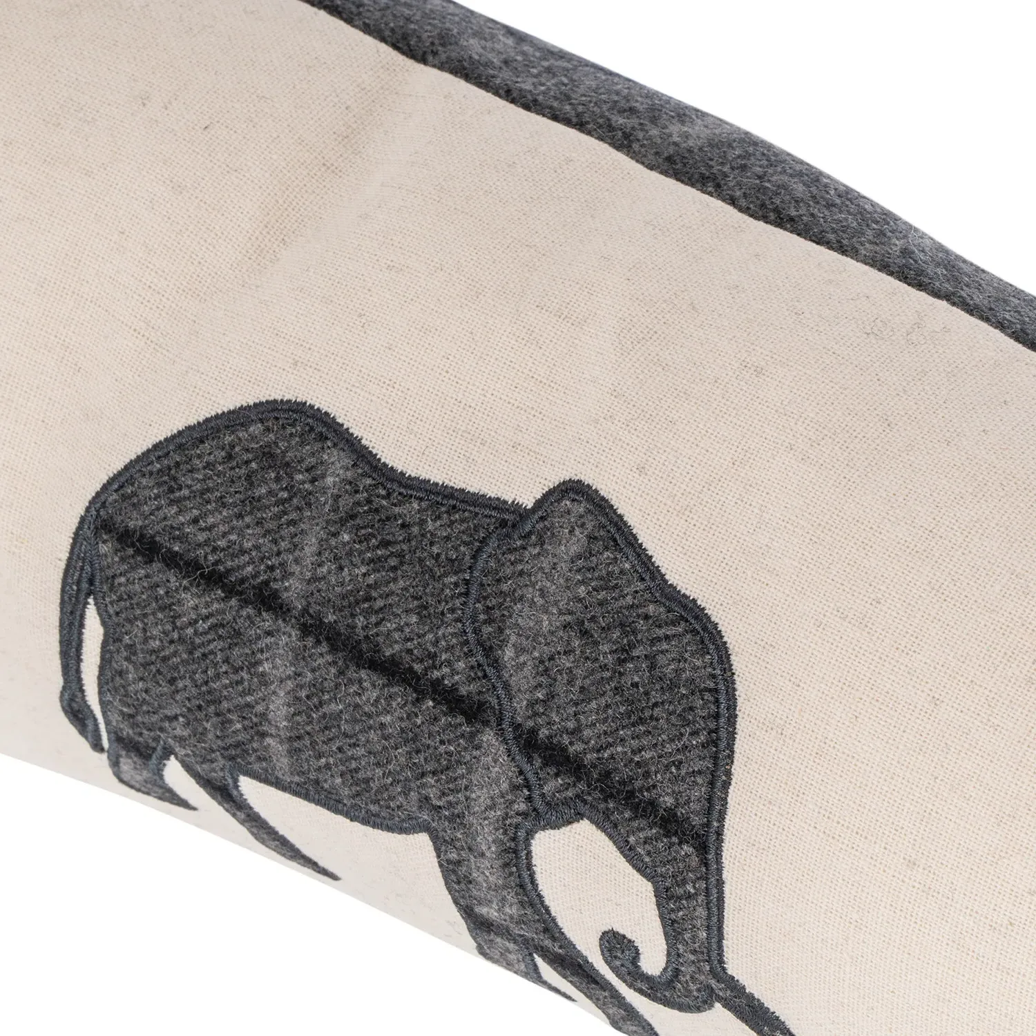 Elephant Draught Excluder - Charcoal