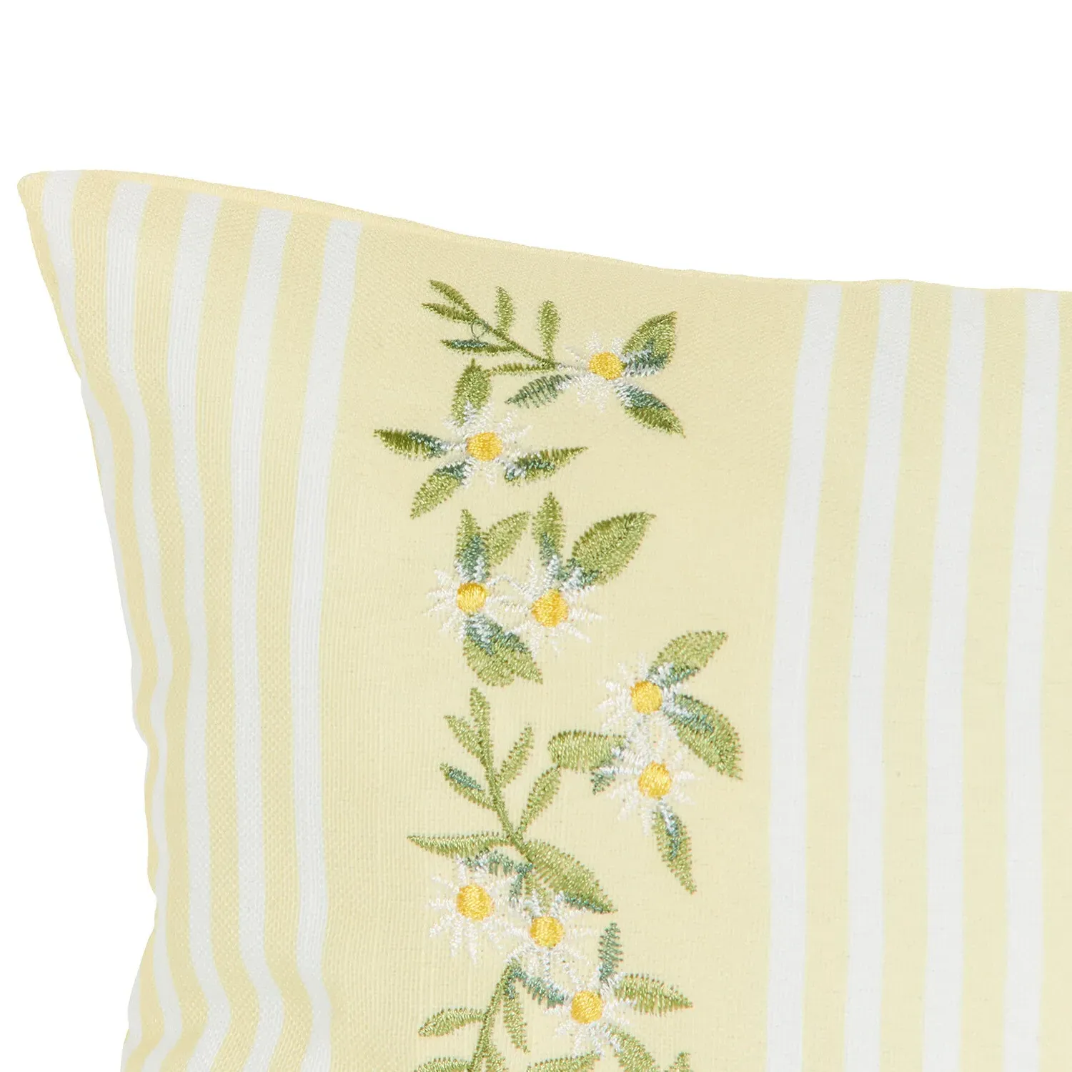Eloise Floral Cushion - Ochre