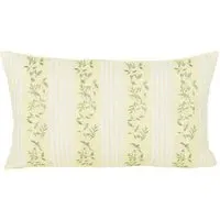 Eloise Floral Cushion - Ochre