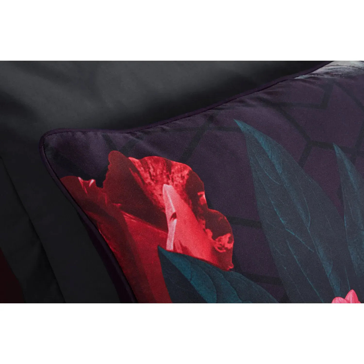 Euphoria Double Floral Duvet Set - Purple, Multi