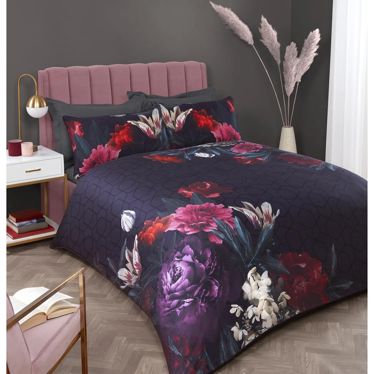 Euphoria Super King Duvet Cover Set - Floral