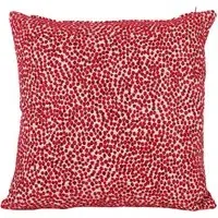 Fairford Chenille Cushion - Red