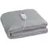 Faux Fur Electric Throw - Grey