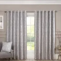 Grace Chenille Curtain - Grey