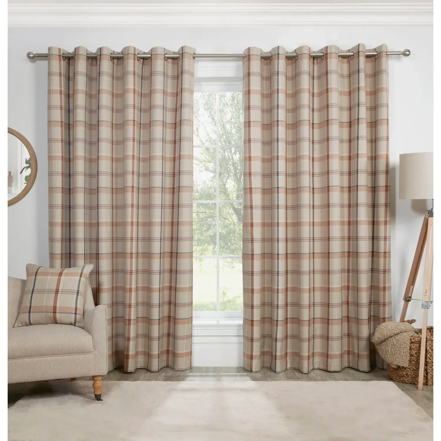 Finlay Blackout Curtains - Natural