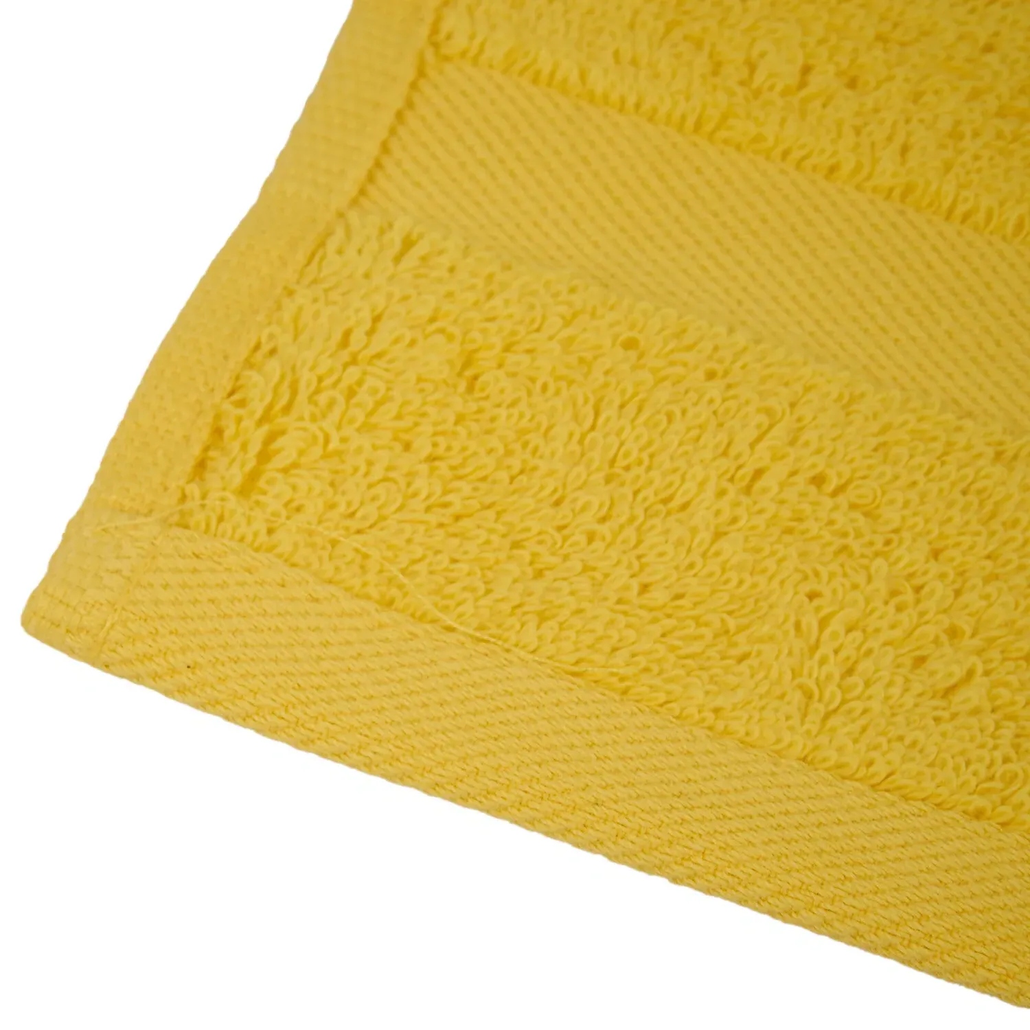 Flannel Face Cloth - Canary, Cotton